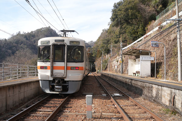 JR東海 飯田線 313系 伊那小沢駅