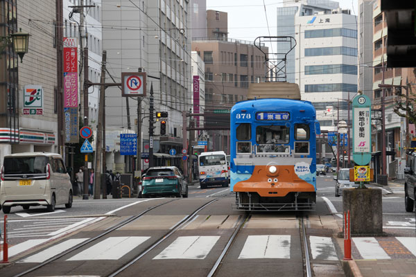 長崎電軌 370形 新地中華街停留場