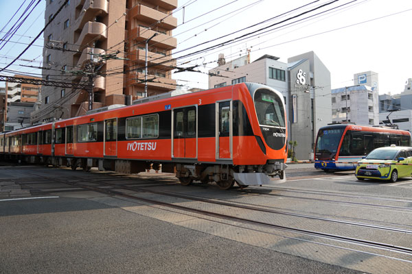 伊予鉄道 5000形 7000系 大手町駅